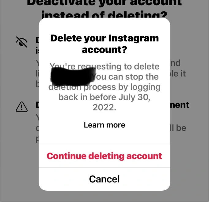 Instagram在iOS上推出账户删除选项 以符合苹果的新政策(图4)