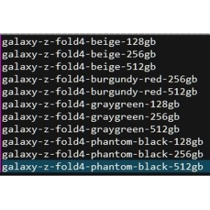 三星Galaxy Z Fold4颜色和存储配置列表曝光